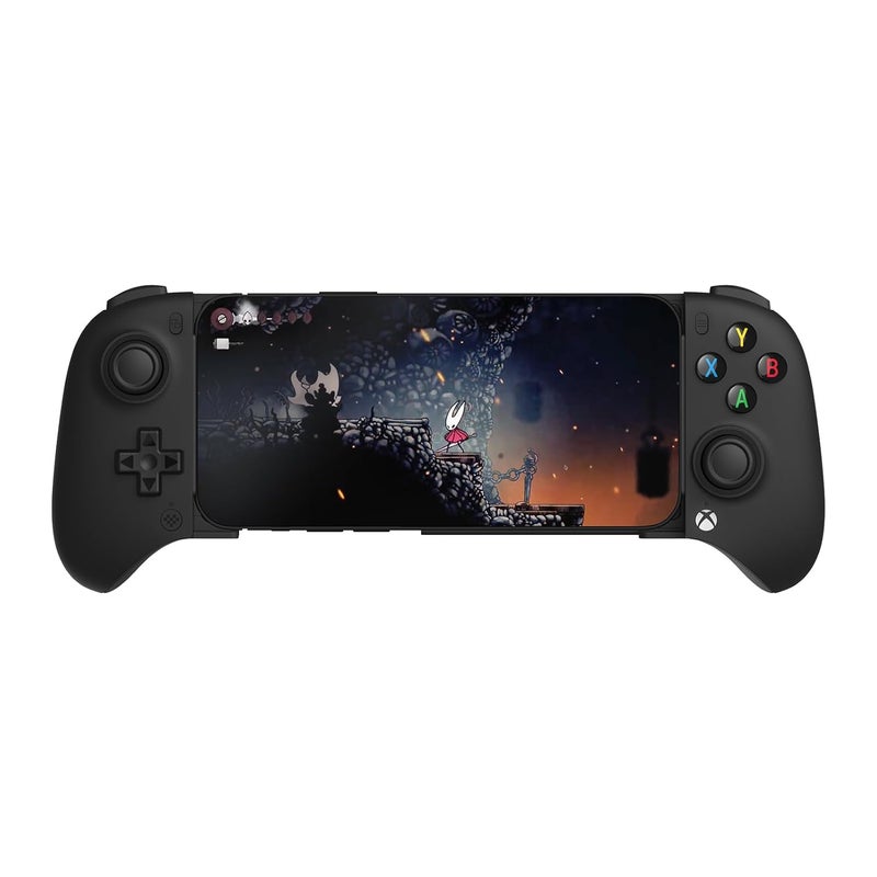 8Bitdo وحدة تحكم الألعاب المحمولة النهائية لجهاز iPhone و Apple و Android و Xbox Cloud Gaming، جهاز تحكم بلوتوث مع عصي تحكم بتأثير هول، زرين خلفيين احترافيين، مرخص رسميًا (أسود) - Image 1